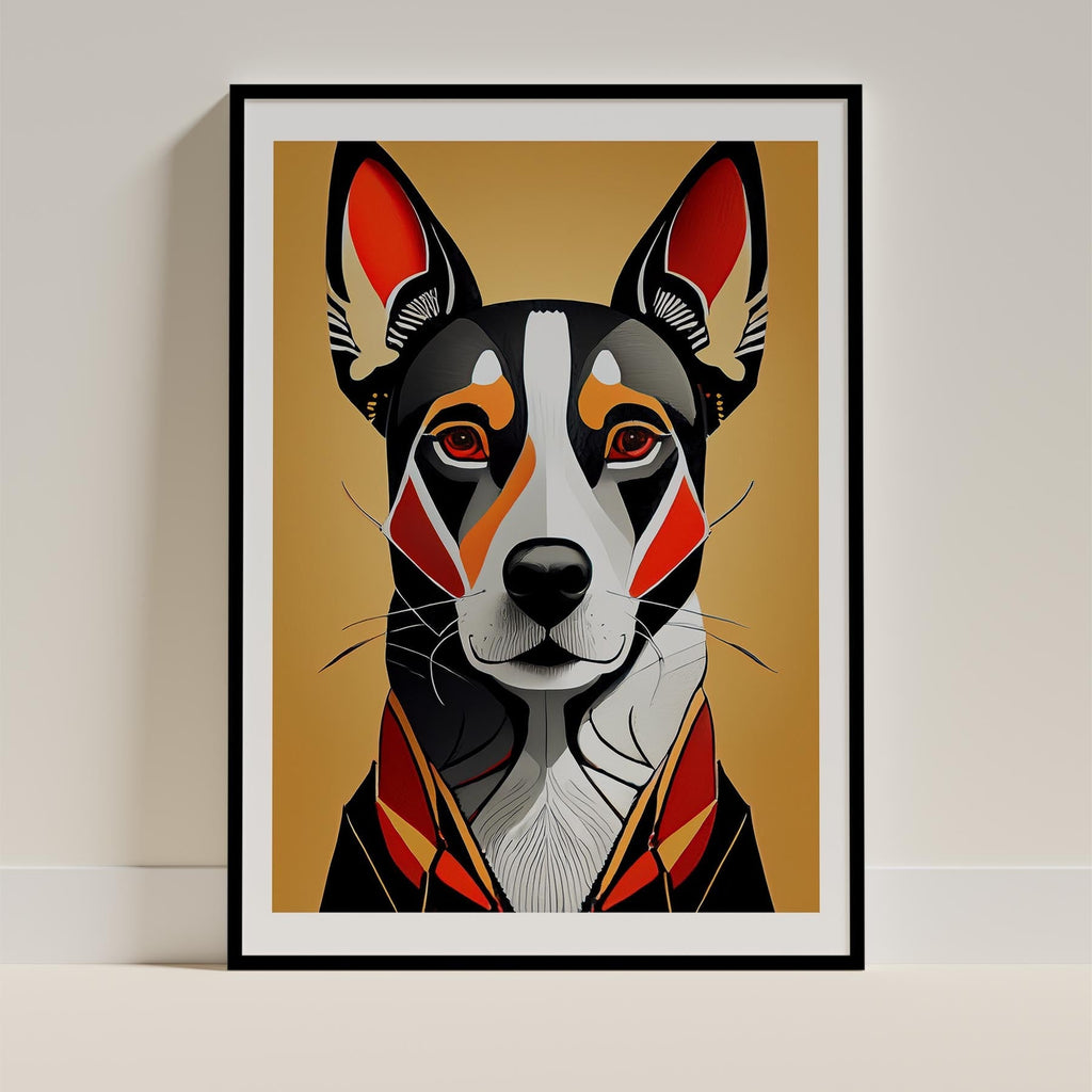 Kelpie Geometric Orange Series image 0