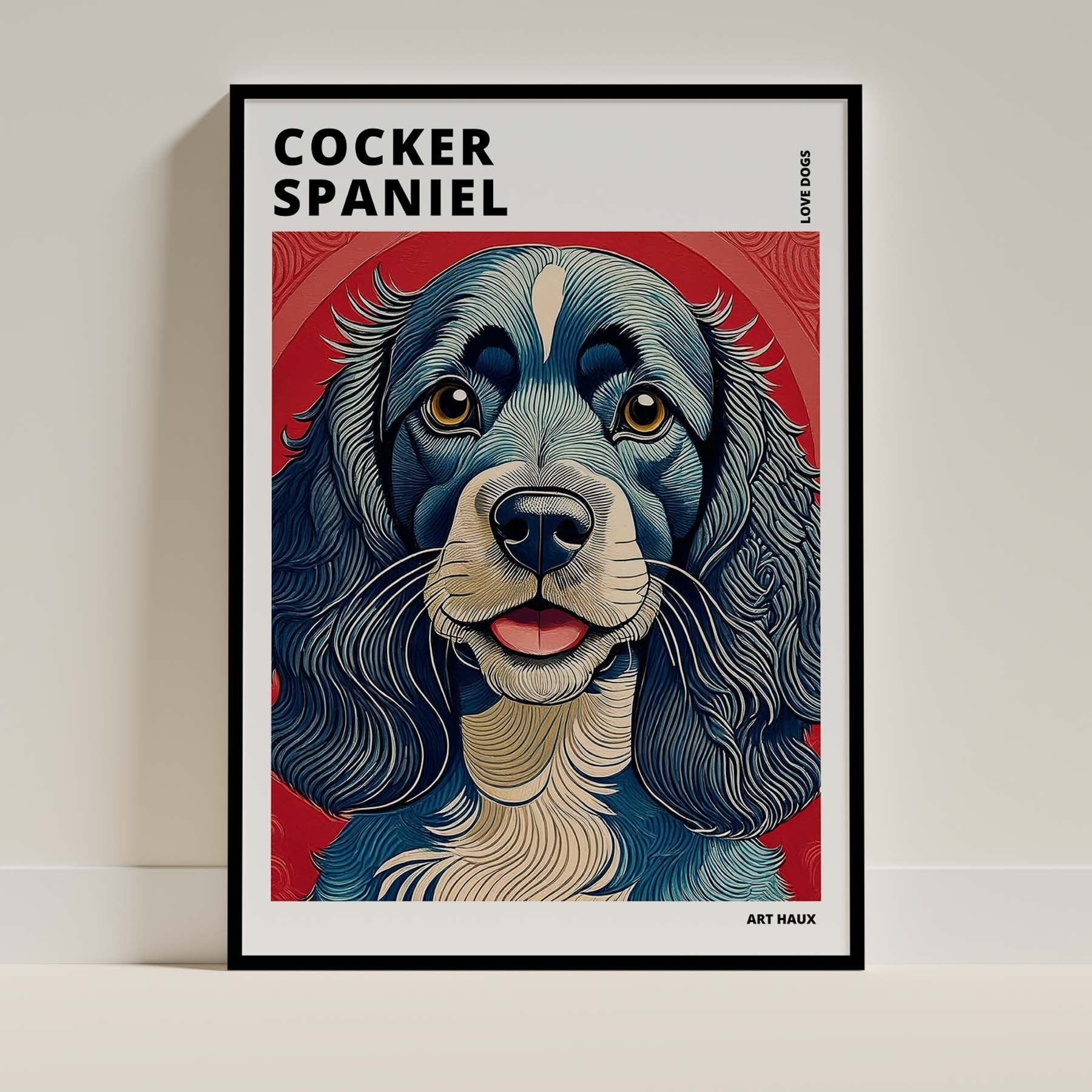 Cocker Spaniel Dog Art Print Unframed Vol 1 | 11 Unique Designs | Wall Art Gift for Dog Lovers | Dogsy & Co