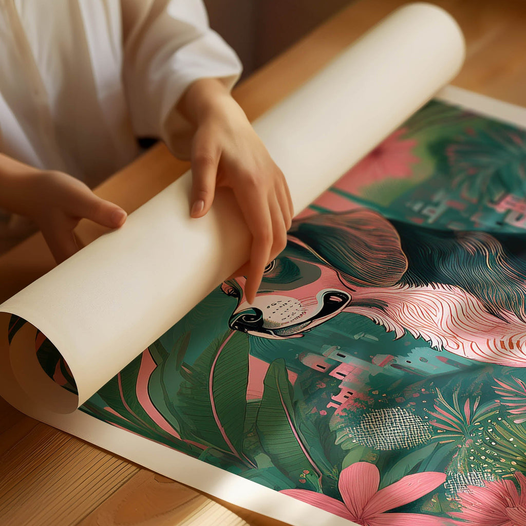 Beagle Flowery Dog image 1