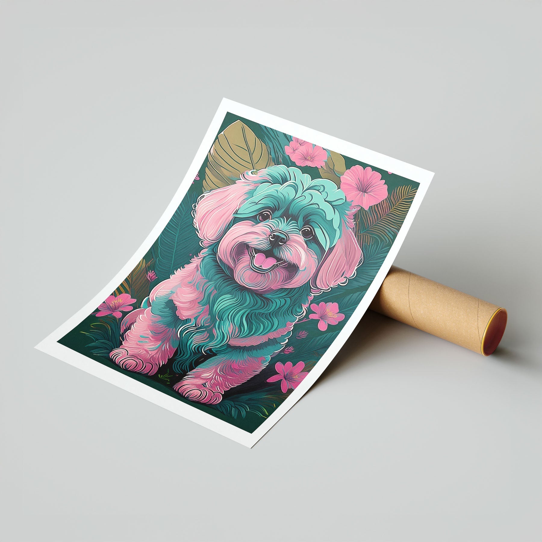 Bichon Frise Flowery Dog image 7