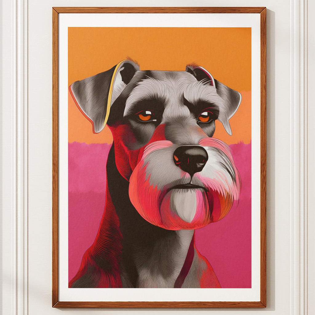 Schnauzer Modern Pop Dog Series image 10
