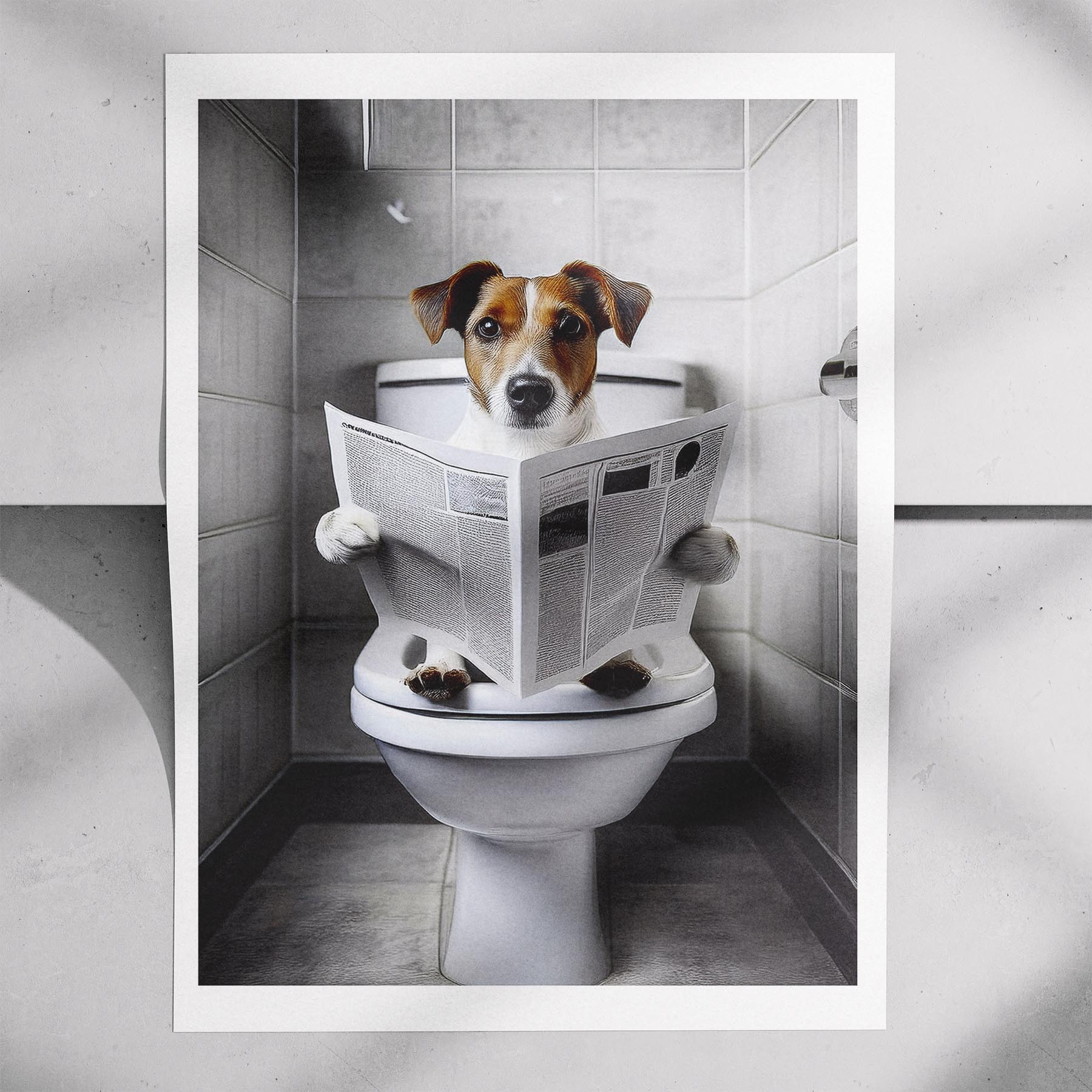 Jack Russell Toilet Humour Dog Series image 7