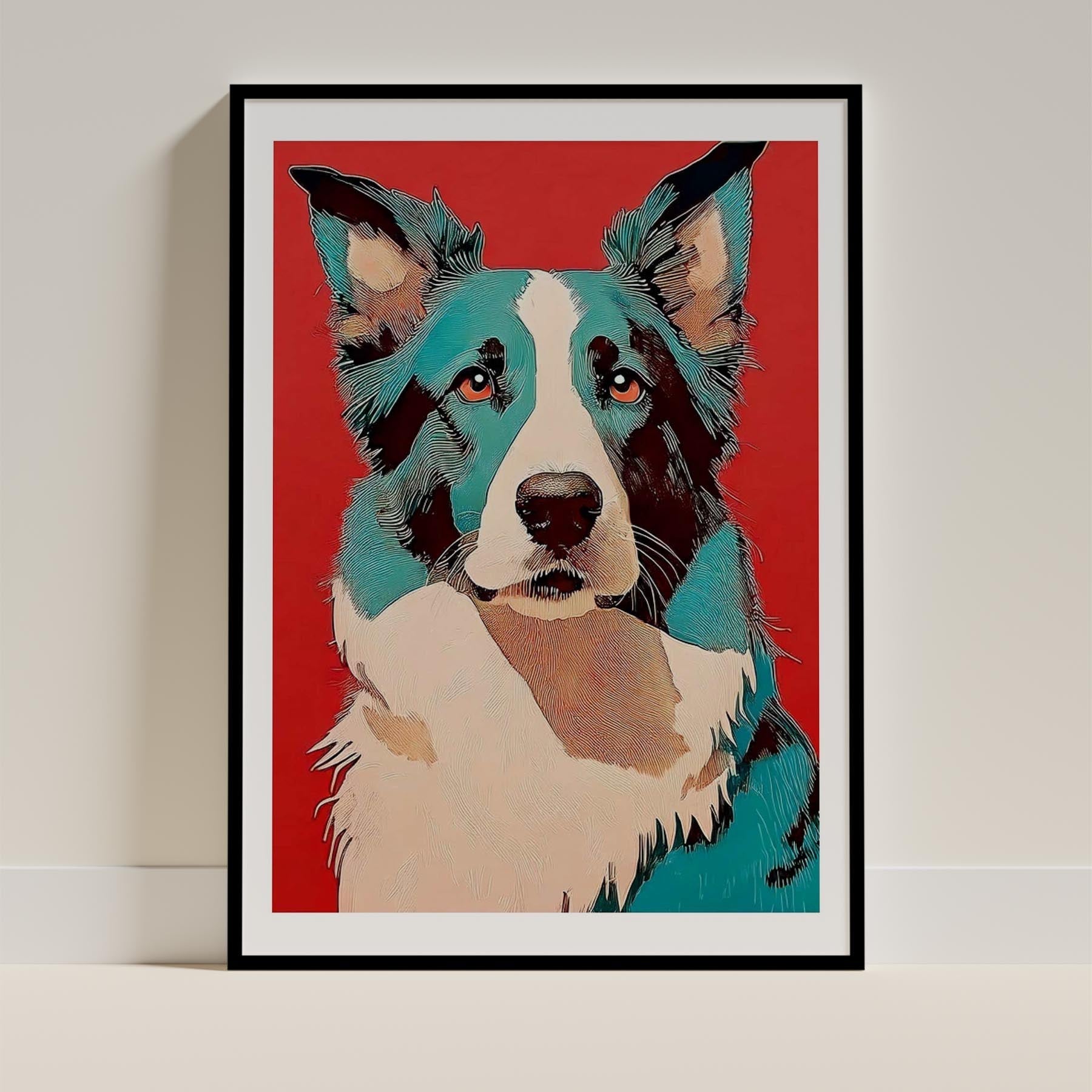 Border Collie Dog Art Print Unframed Vol 1 | 11 Unique Designs | Wall Art Gift for Dog Lovers - Image 2 | Dogsy & Co