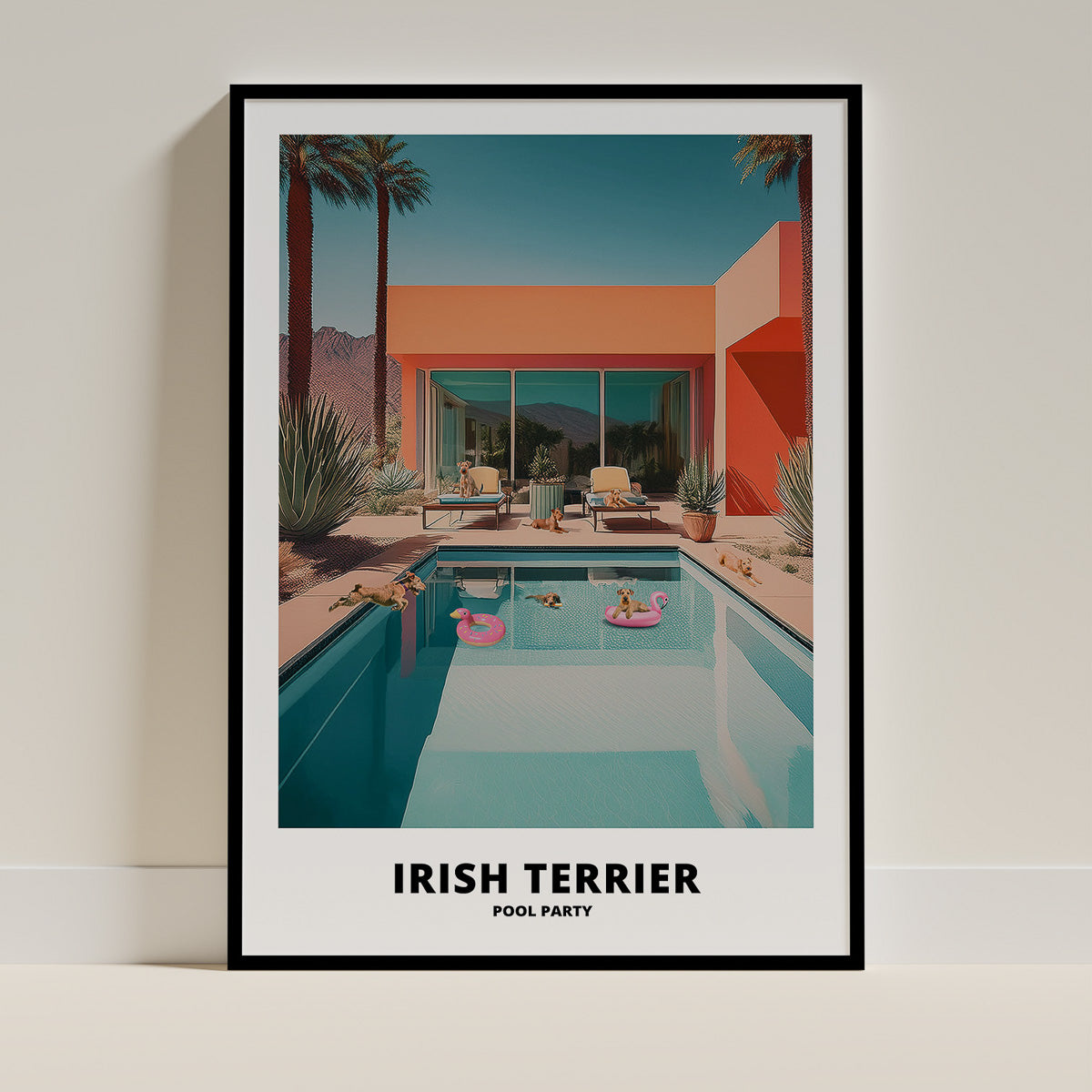 Irish Terrier Dog Art Print Unframed Vol 2 | 5 Unique Designs | Wall Art Gift for Dog Lovers - Image 5 | Dogsy & Co