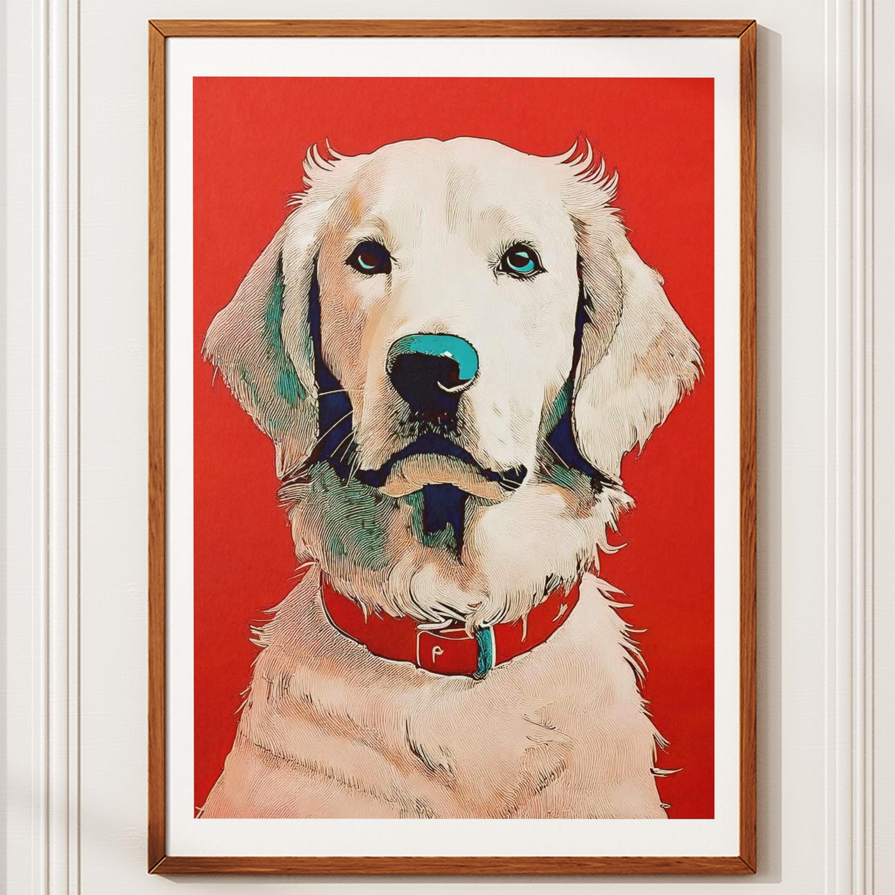 Curly Coated Retriever Red Dog Series image 10