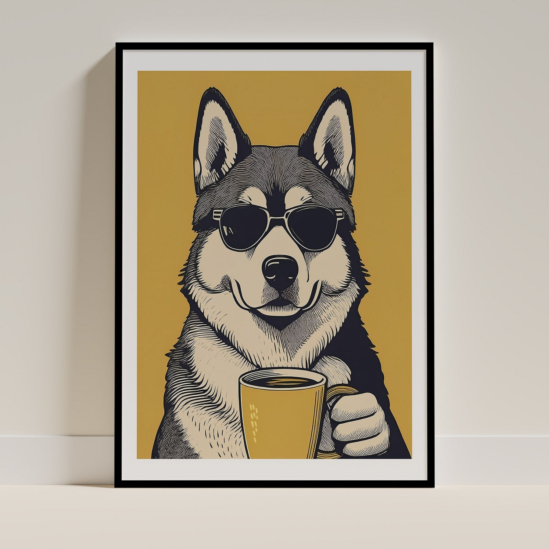 Alaskan Malamute Dog Art Print Unframed Vol 3 | 6 Unique Designs | Wall Art Gift for Dog Lovers - Image 3 | Dogsy & Co