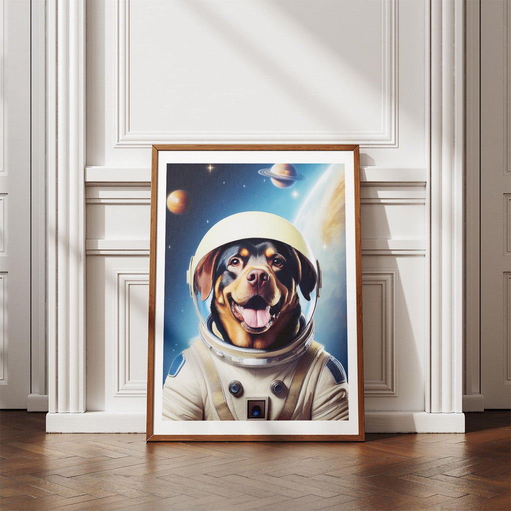 Rottweiler Astronaut Dog Series image 4