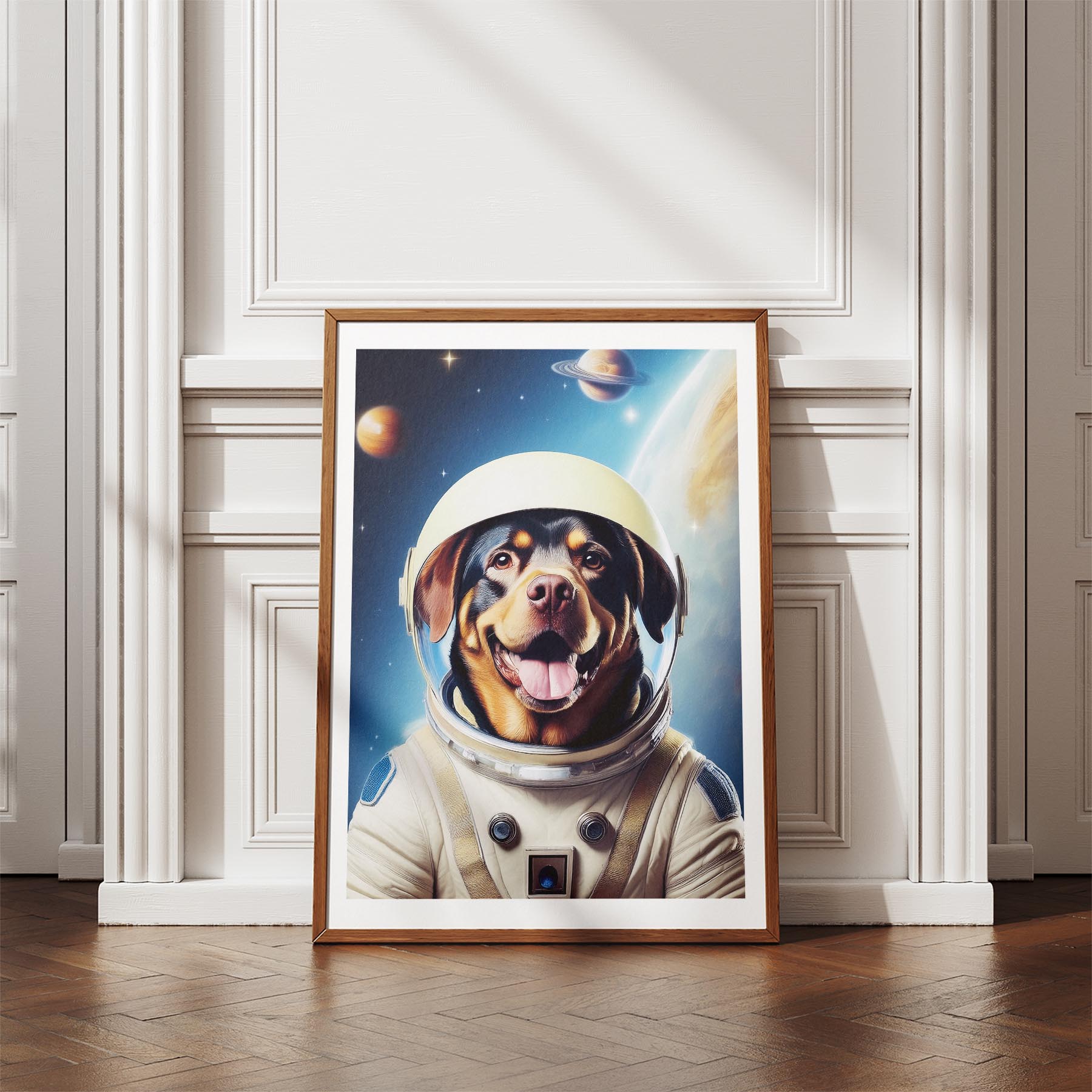Rottweiler Astronaut Dog Series image 4