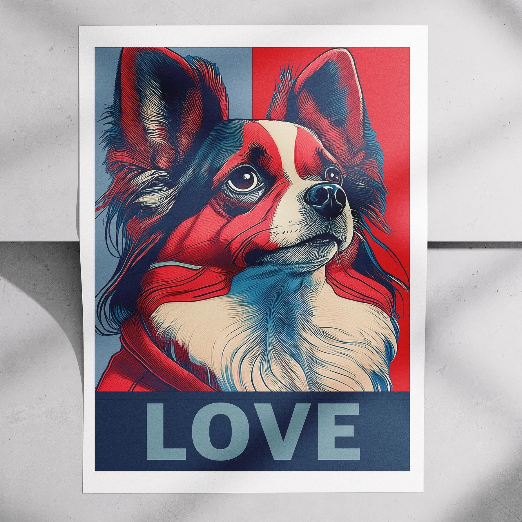 Papillon LOVE Series Inspired by the Obama Poster image 7