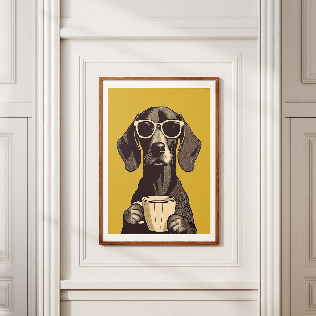 Vizsla Chillin Coffee Dog image 2