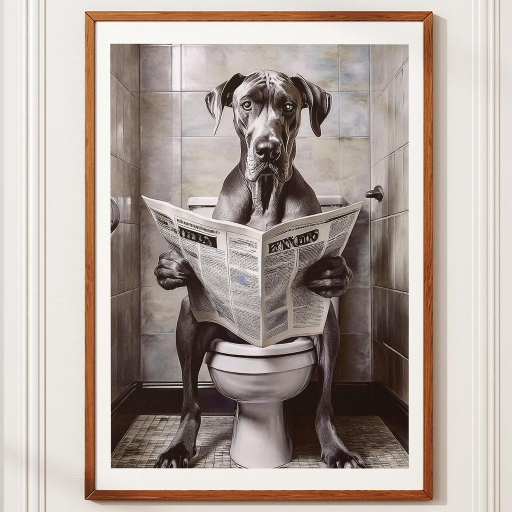 Great Dane Toilet Humour Dog Series 2 image 10