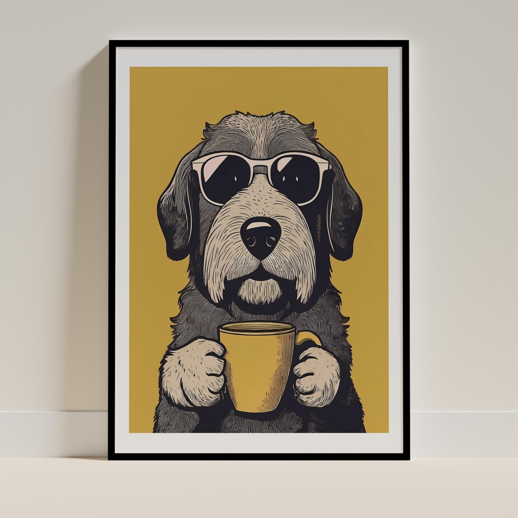 Sheepdog Chillin Coffee Dog image 12