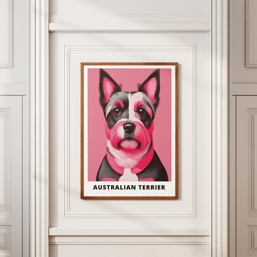 Australian Terrier Pink and Black Dog Series 1 image 3