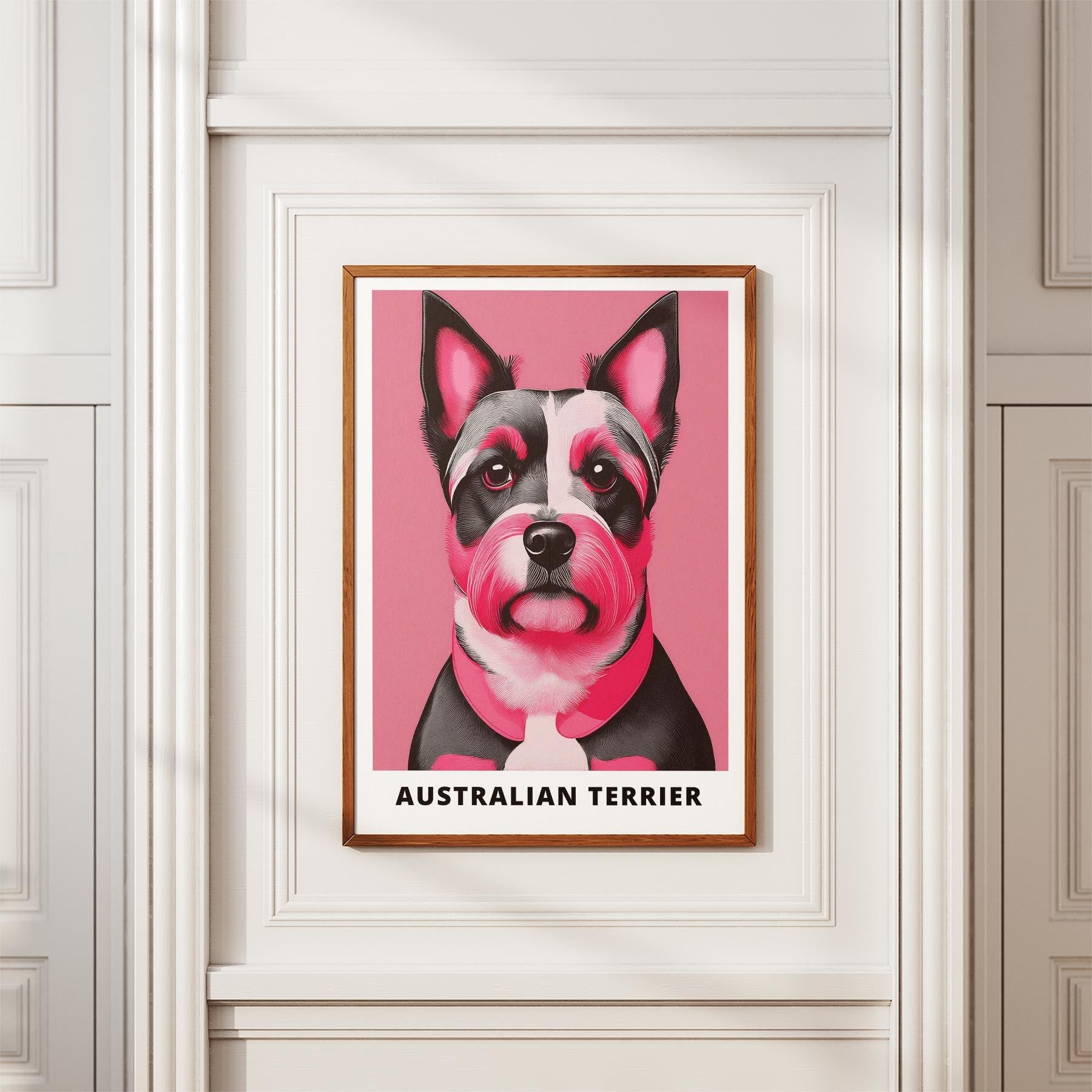Australian Terrier Pink and Black Dog Series 1 image 3