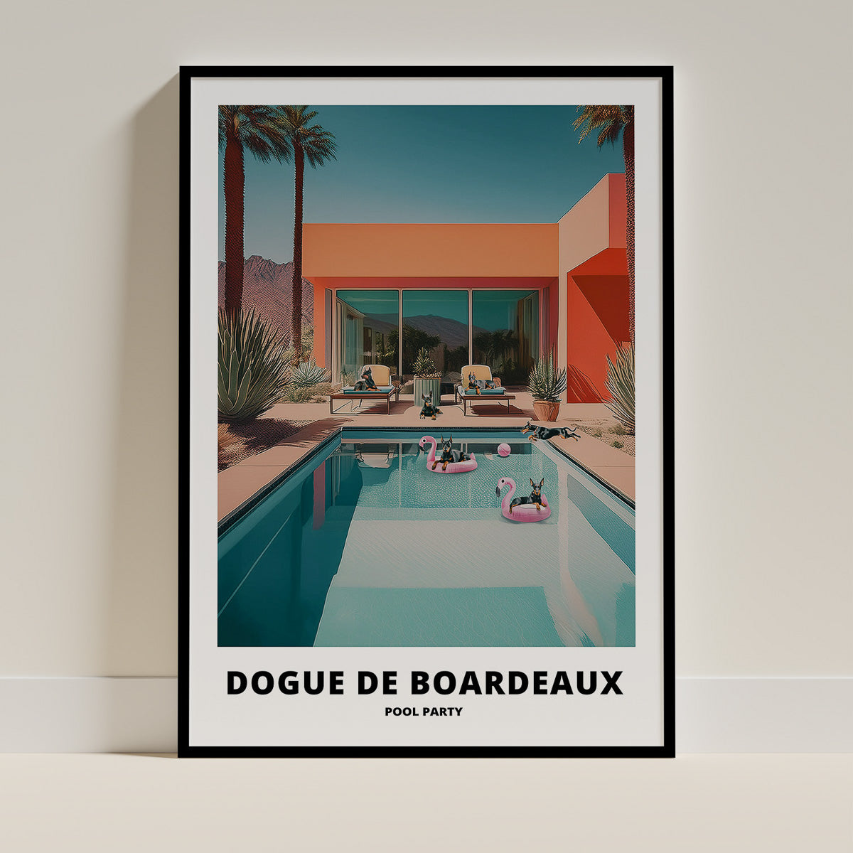 Dogue De Bordeaux Dog Art Print Unframed Vol 2 | 5 Unique Designs | Wall Art Gift for Dog Lovers - Image 5 | Dogsy & Co