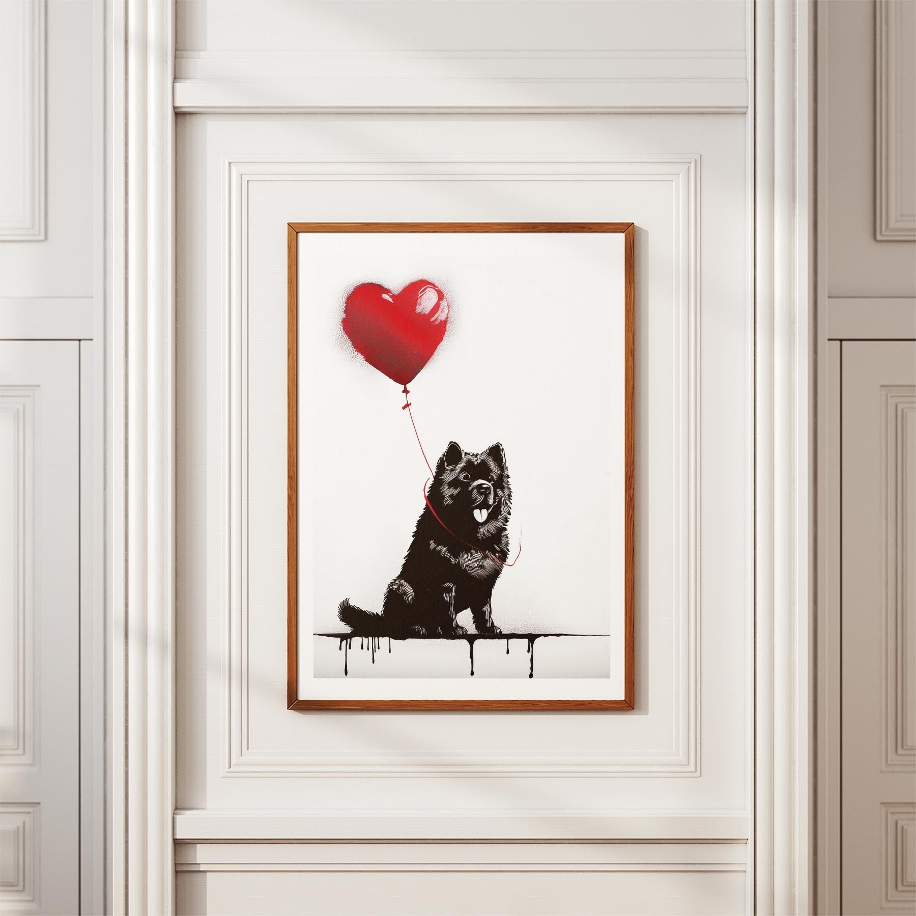 Chow Chow DOGSY Series inspired by the Art of Banksy image 3