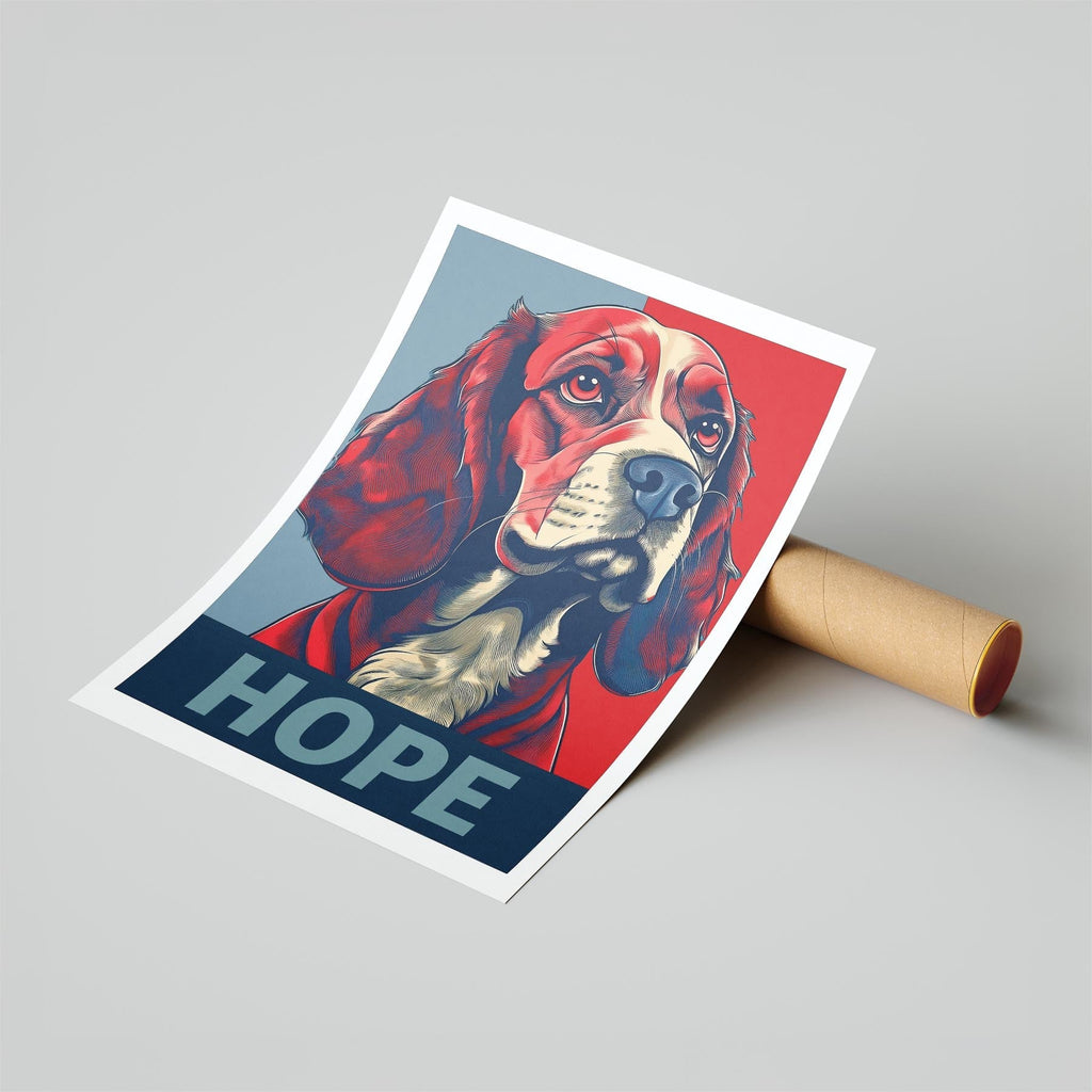 Cocker Spaniel HOPE Series Inspired by the Obama Poster image 6