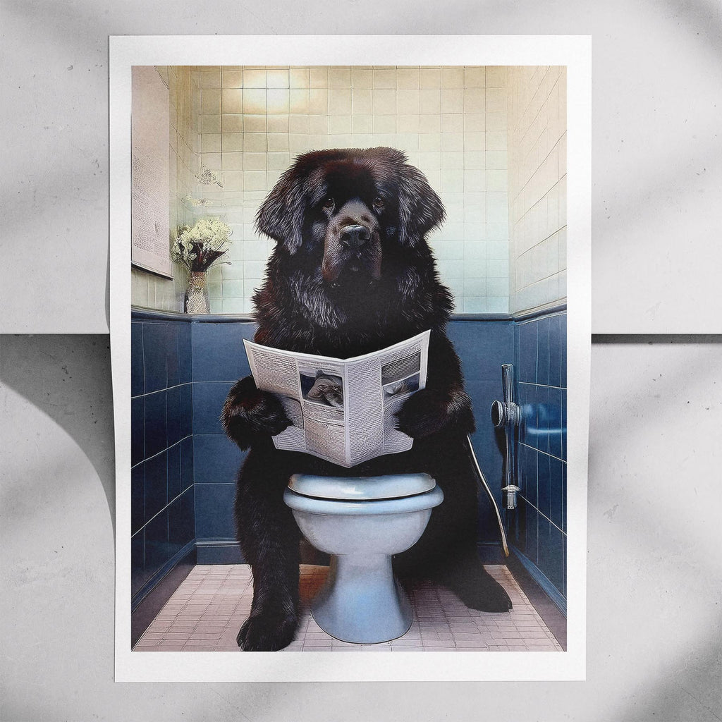 Newfoundland Toilet Humour Dog Series 1 image 7