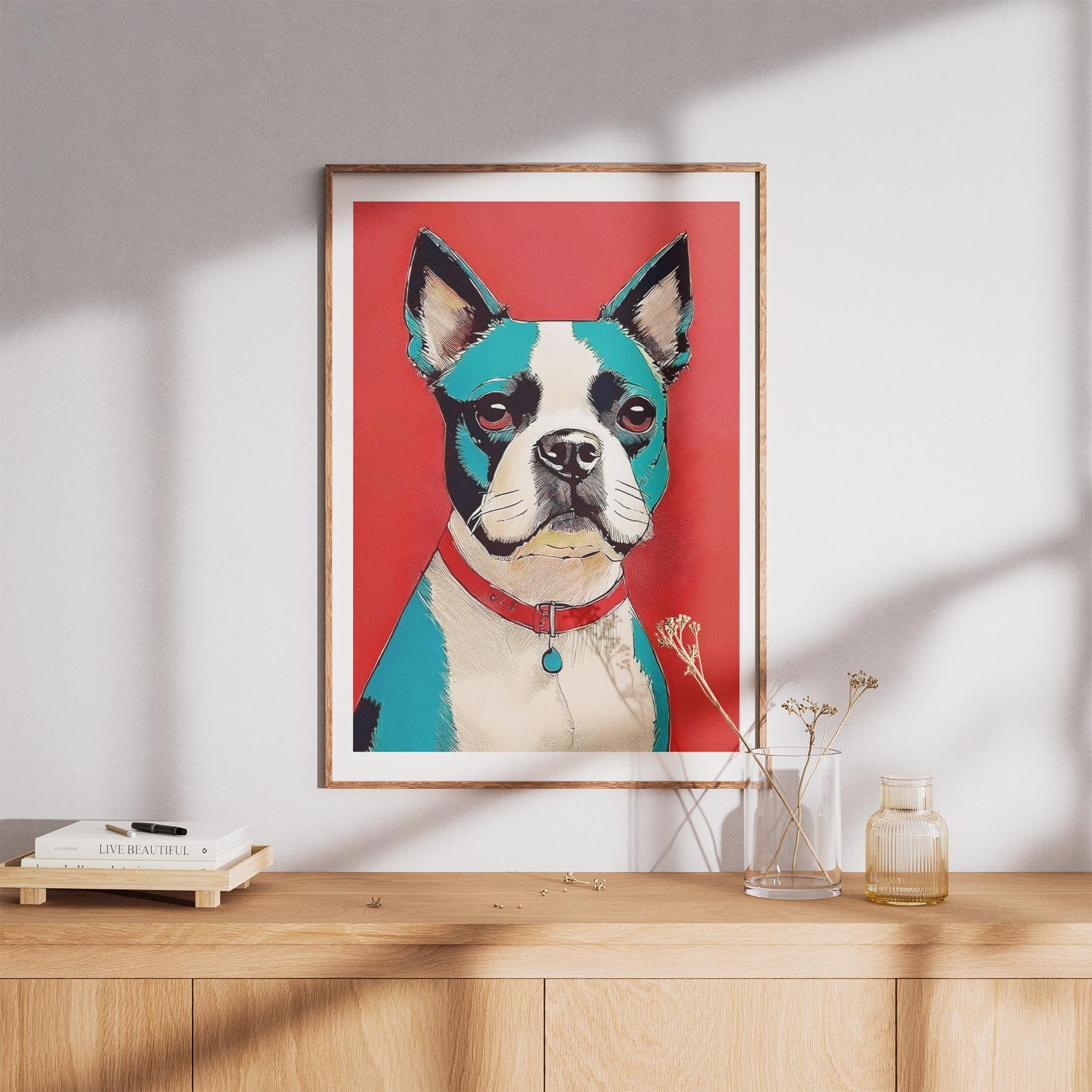 Boston Terrier Red Dog Series image 8