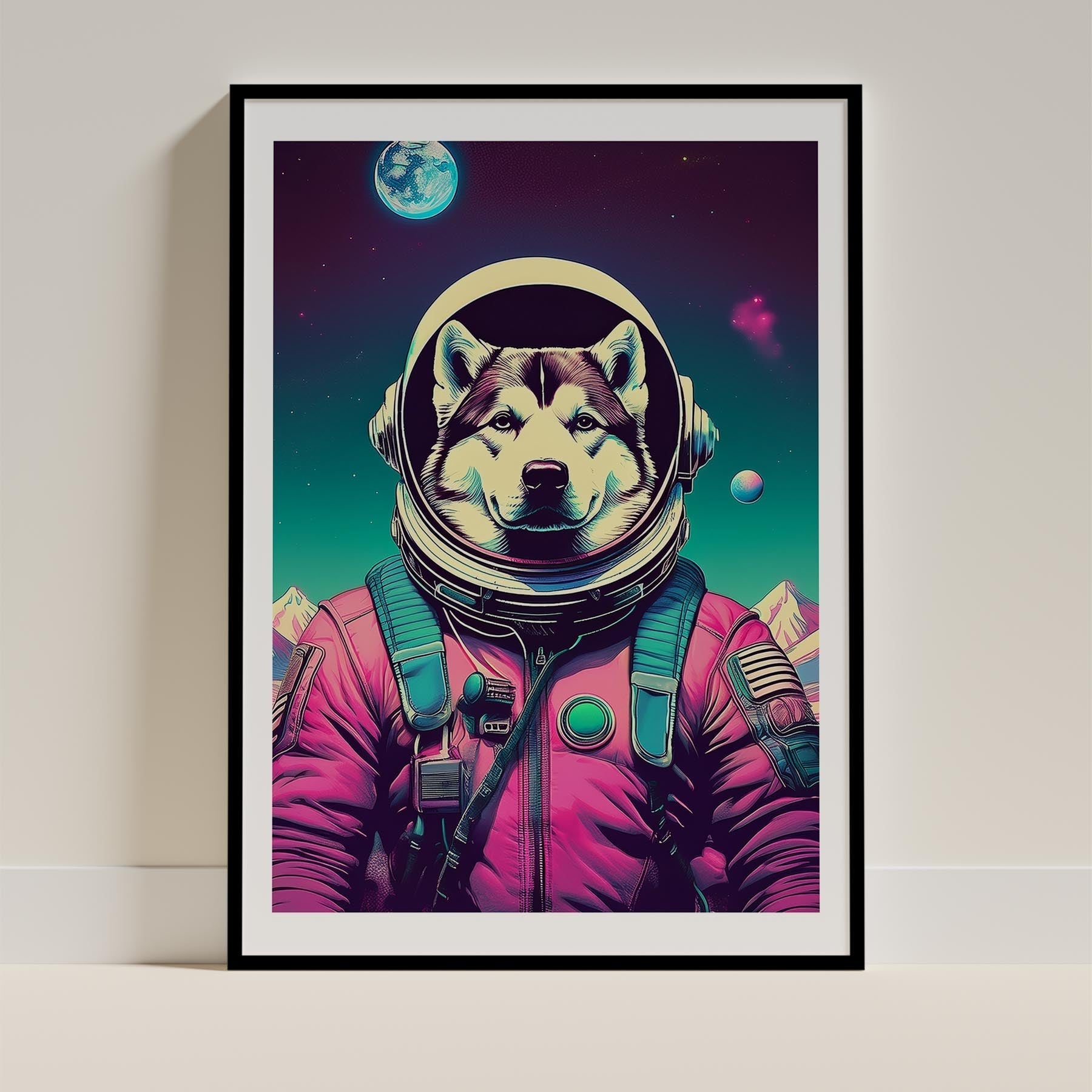 Alaskan Malamute Space Dogs Series image 0