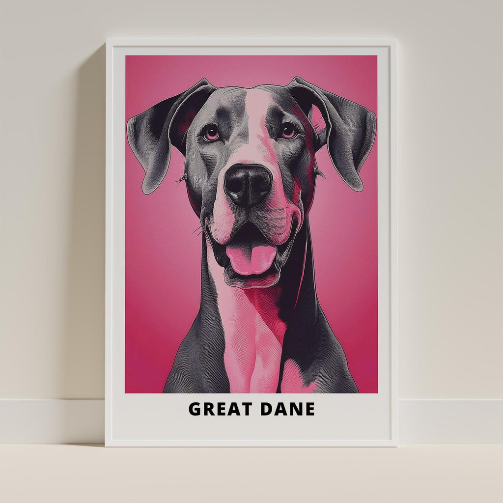 Great Dane Pink and Black Dog Series 2 image 9