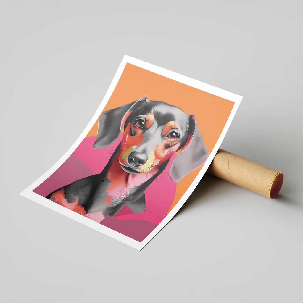 Dachshund Modern Pop Dog Series image 6