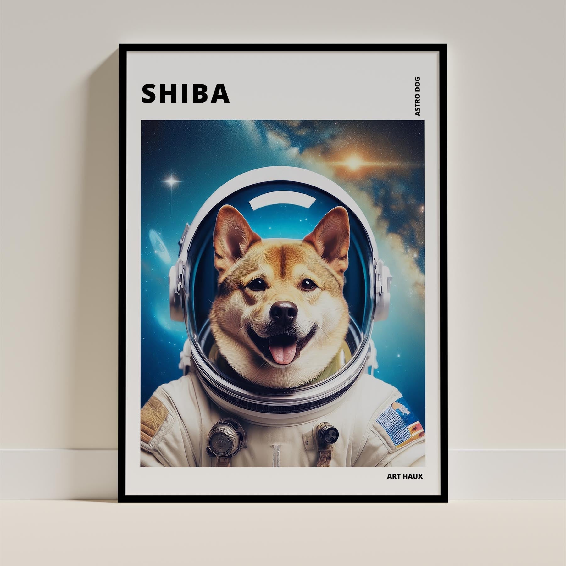 Shiba Inu Dog Art Print Unframed | 6 Unique Designs | Wall Art Gift for Dog Lovers - Image 6 | Dogsy & Co