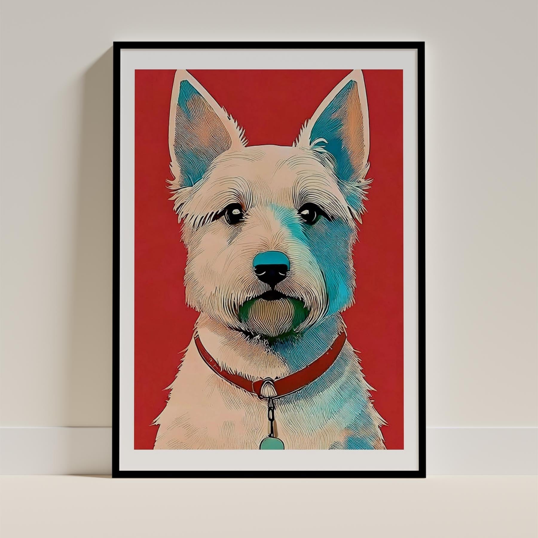 Australian Terrier Dog Art Print Unframed Vol 1 | 11 Unique Designs | Wall Art Gift for Dog Lovers - Image 2 | Dogsy & Co