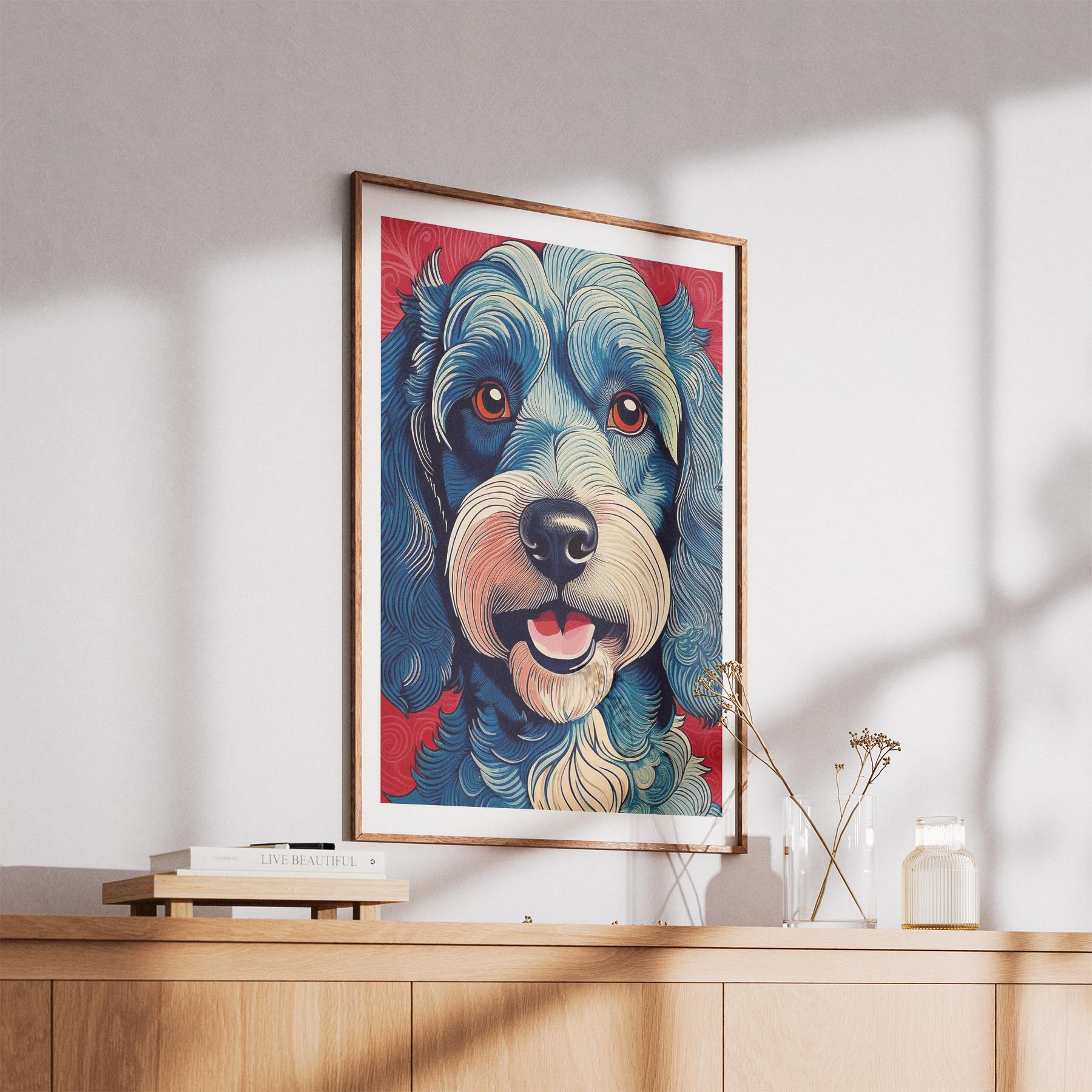 Cavoodle Hokusai Japanese Inspired Dog Series 3 image 5