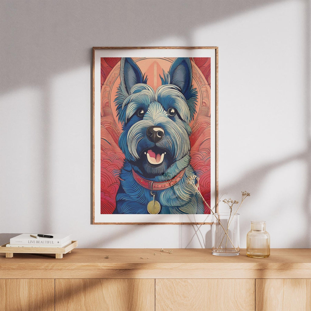 Scottish Terrier Hokusai Japanese Inspired Dog Series 1 image 8