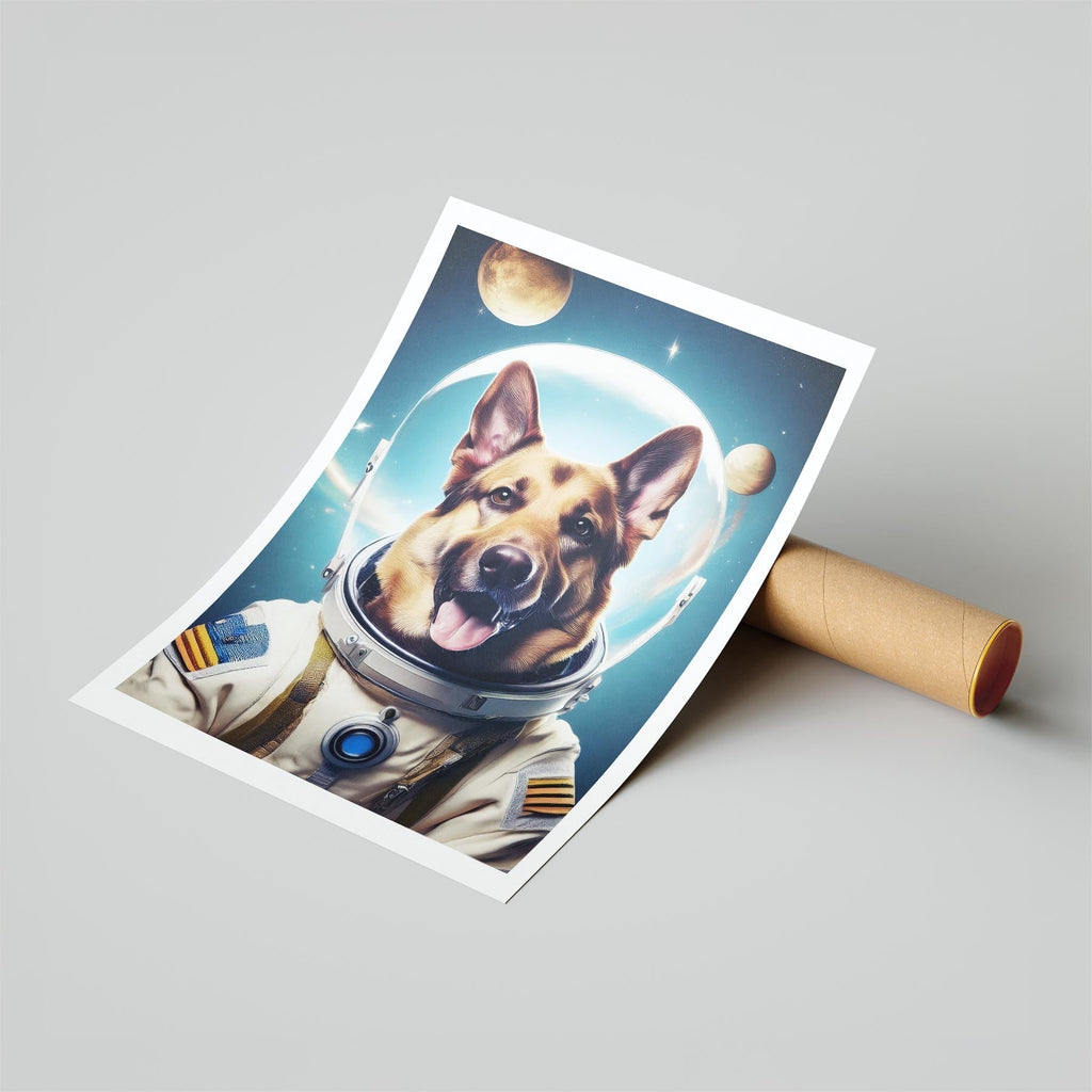 German Shepherd Astronaut Dog Series image 6