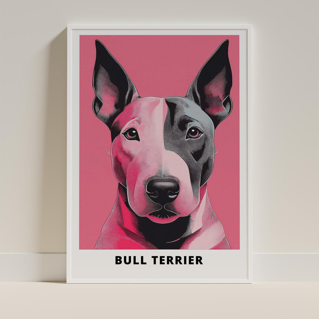 Bull Terrier Pink and Black Dog Series 2 image 9