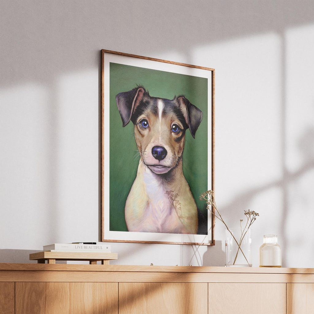 Jack Russell Green Painted Series image 5