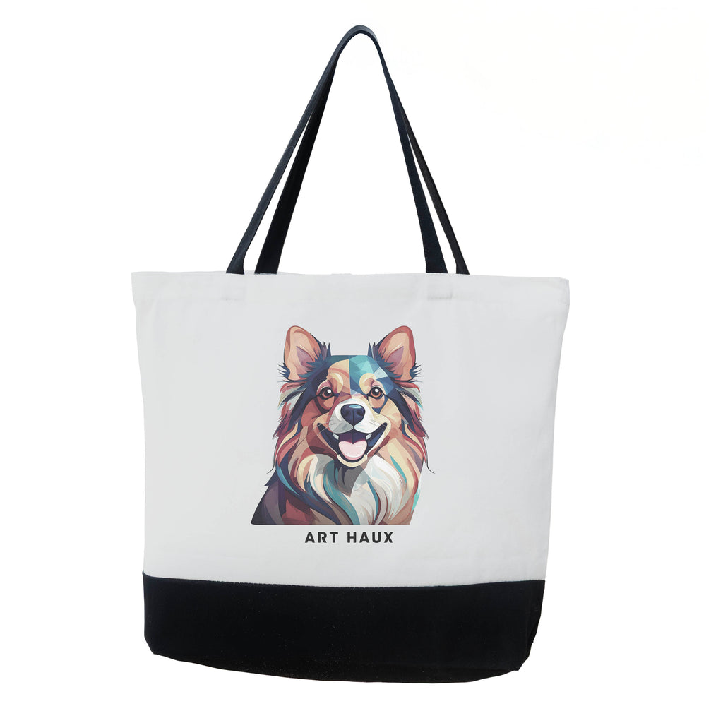 Pomeranian Chic Graphic Art Bag image 0