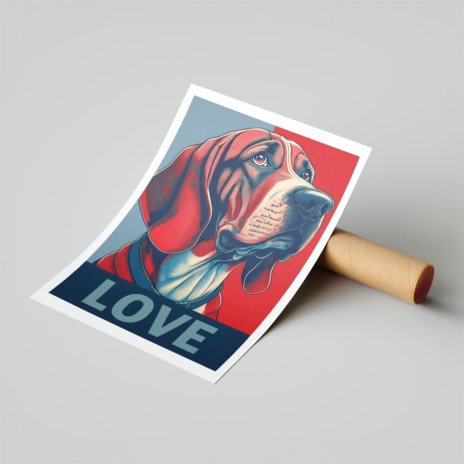 Bloodhound LOVE Series Inspired by the Obama Poster image 6