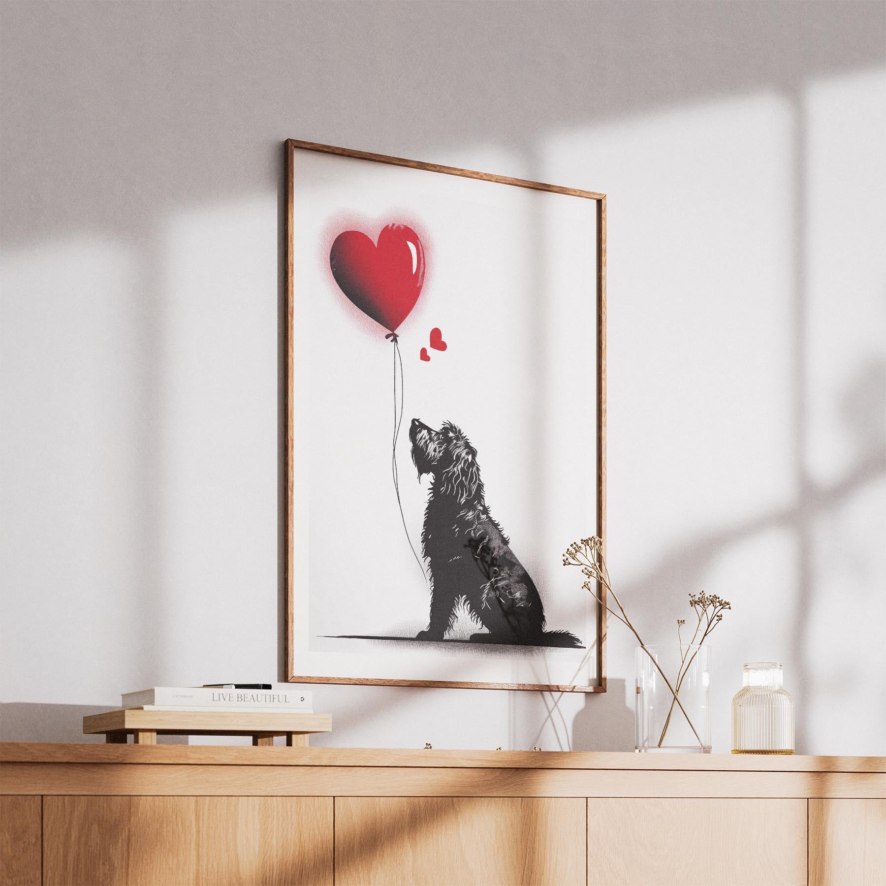 Old English Sheepdog DOGSY Series inspired by the Art of Banksy image 5