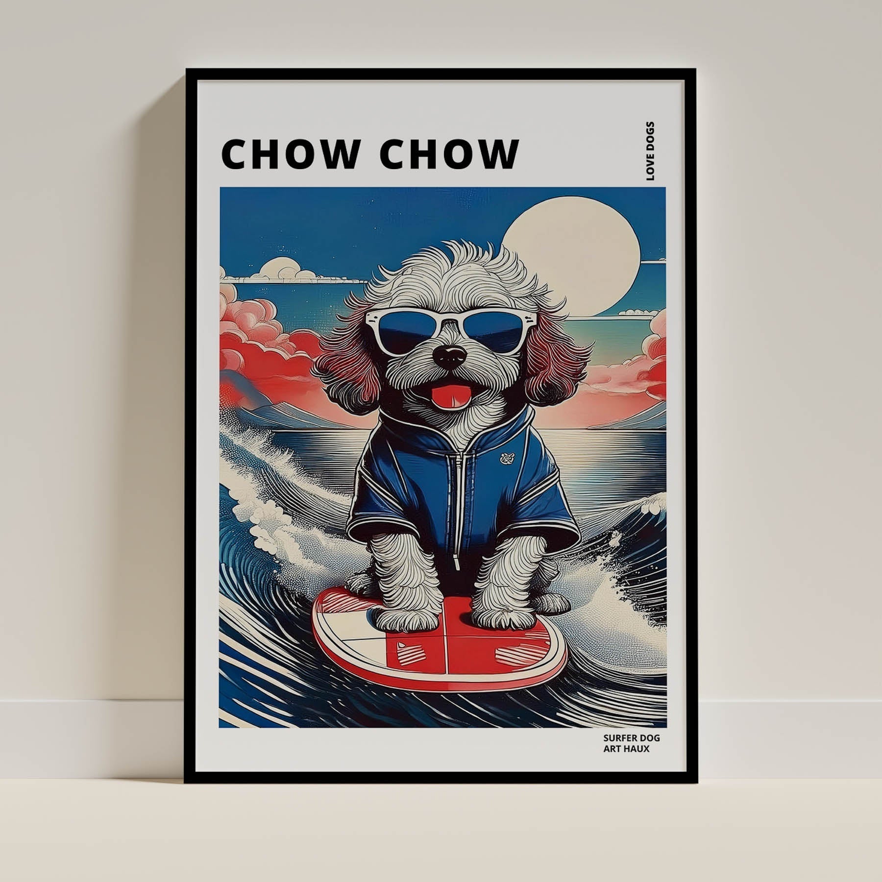 Chow Chow Dog Art Print Unframed Vol 1 | 11 Unique Designs | Wall Art Gift for Dog Lovers - Image 10 | Dogsy & Co