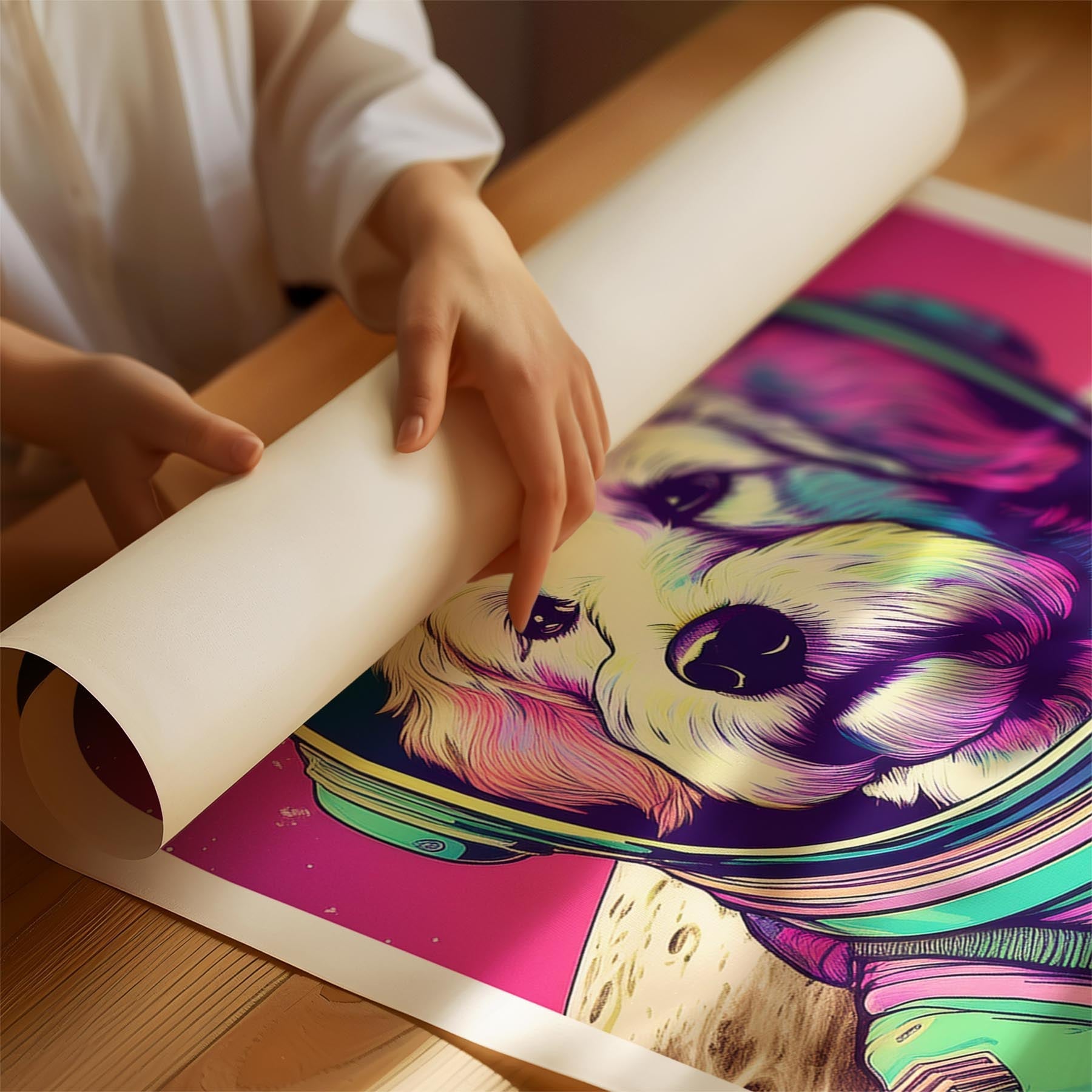 Coton de Tulear Space Dogs Series image 1