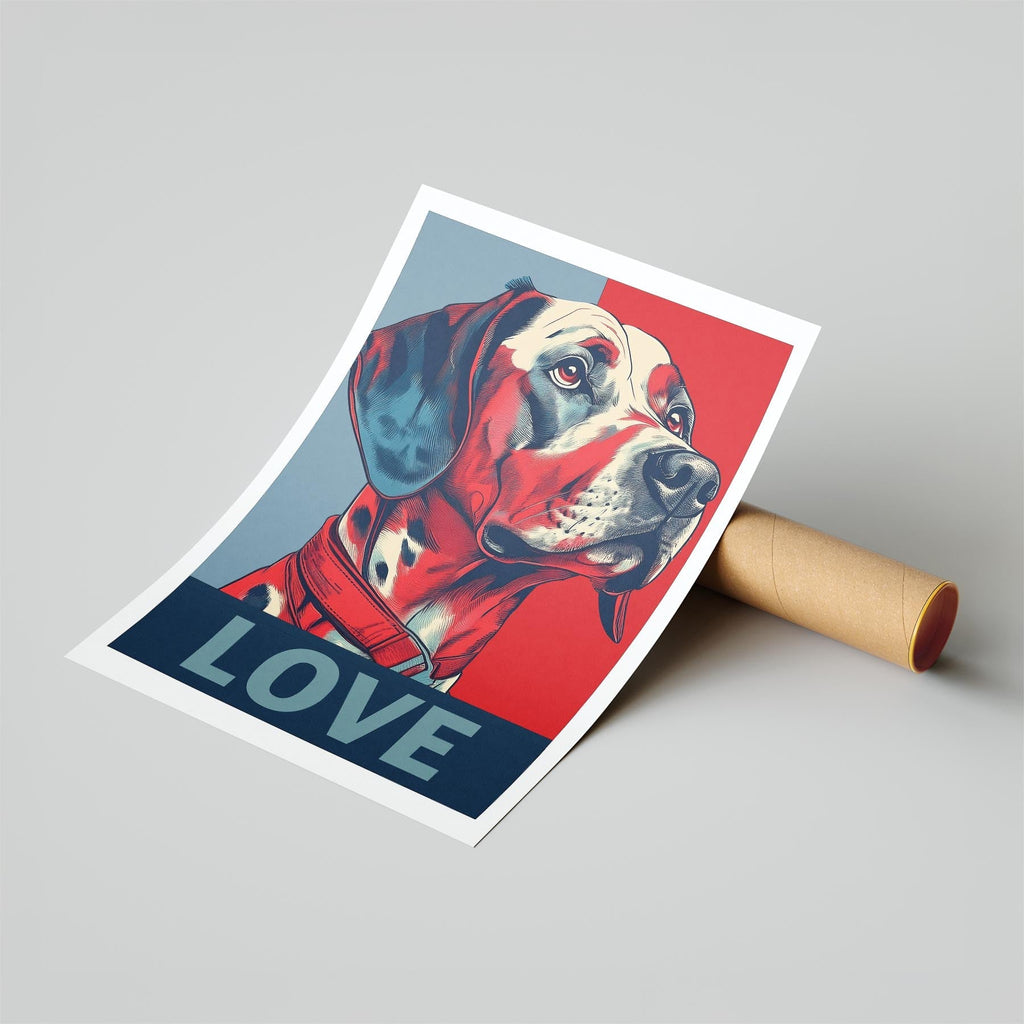 Dalmatian LOVE Series Inspired by the Obama Poster image 6
