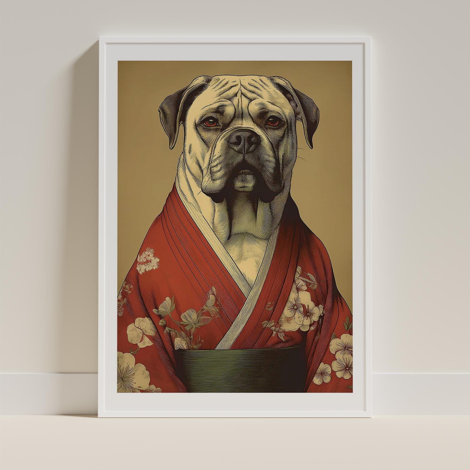 Bullmastiff Japanse Kimono Dog Series image 9