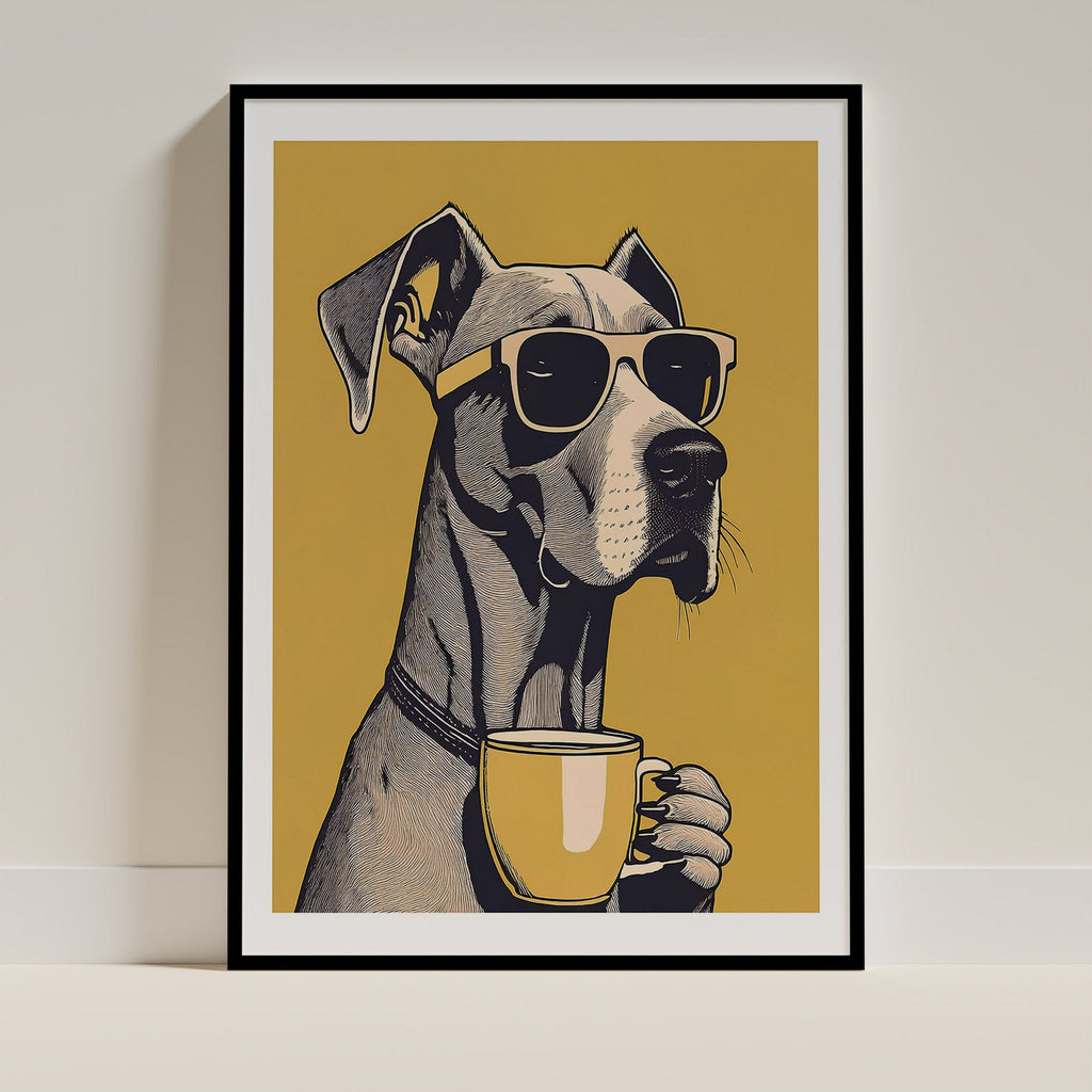 Great Dane 1 Chillin Coffee Dog image 0