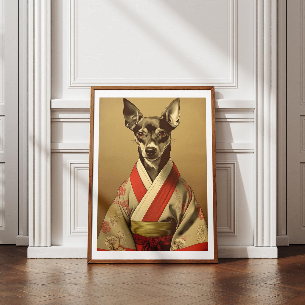 Miniature Pinscher Japanse Kimono Dog Series image 4