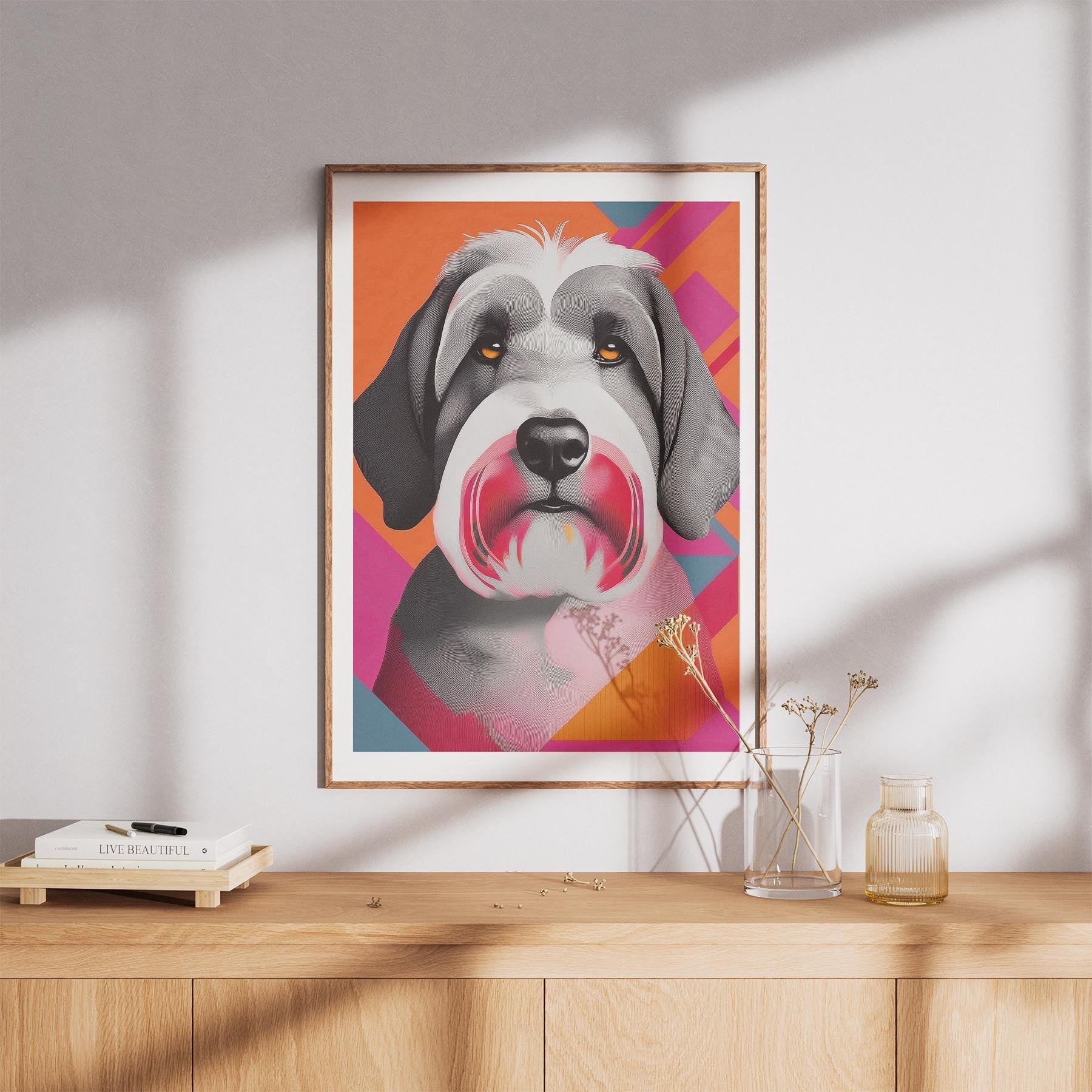 Old English Sheepdog Modern Pop Dog Series image 8