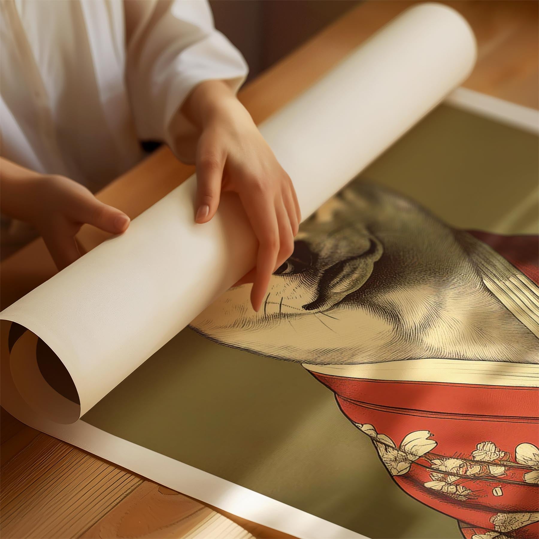 Akita Inu Japanse Kimono Dog Series image 1