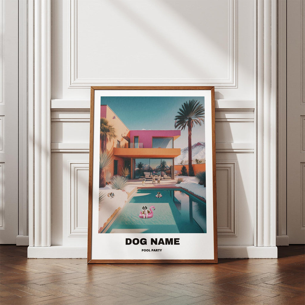 Saint Bernard Custom Pool Party WITH TEXT image 4