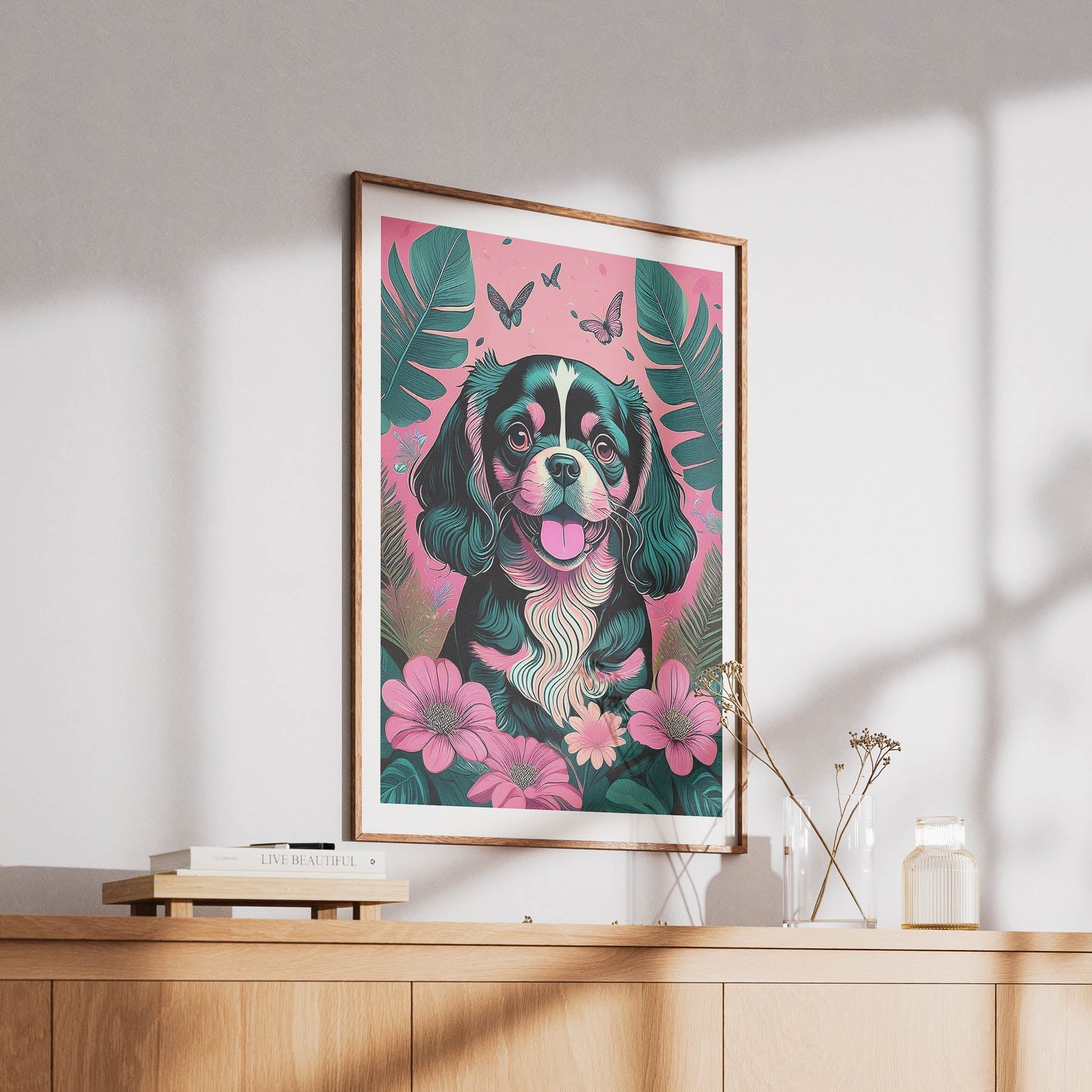 Cavalier King Charles Spaniel Flowery Dog image 6