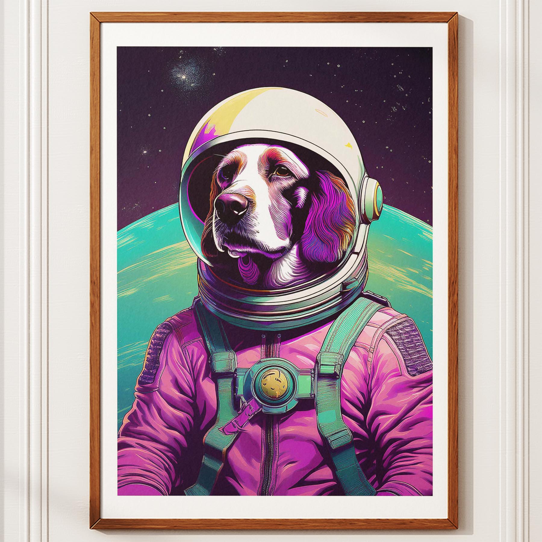 English Setter Space Dogs Series image 10