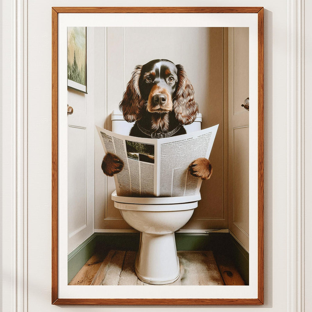 Cocker Spaniel Toilet Humour Dog Series 2 image 10