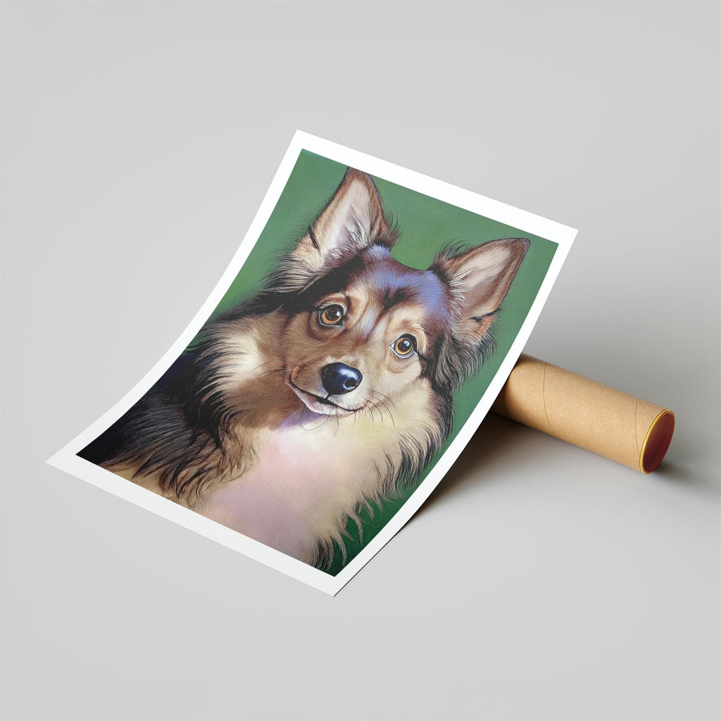 German Spitz Green Painted Series image 6