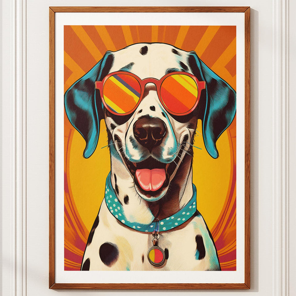 Dalmation Dog In Colourful Sunnies 7 image 11